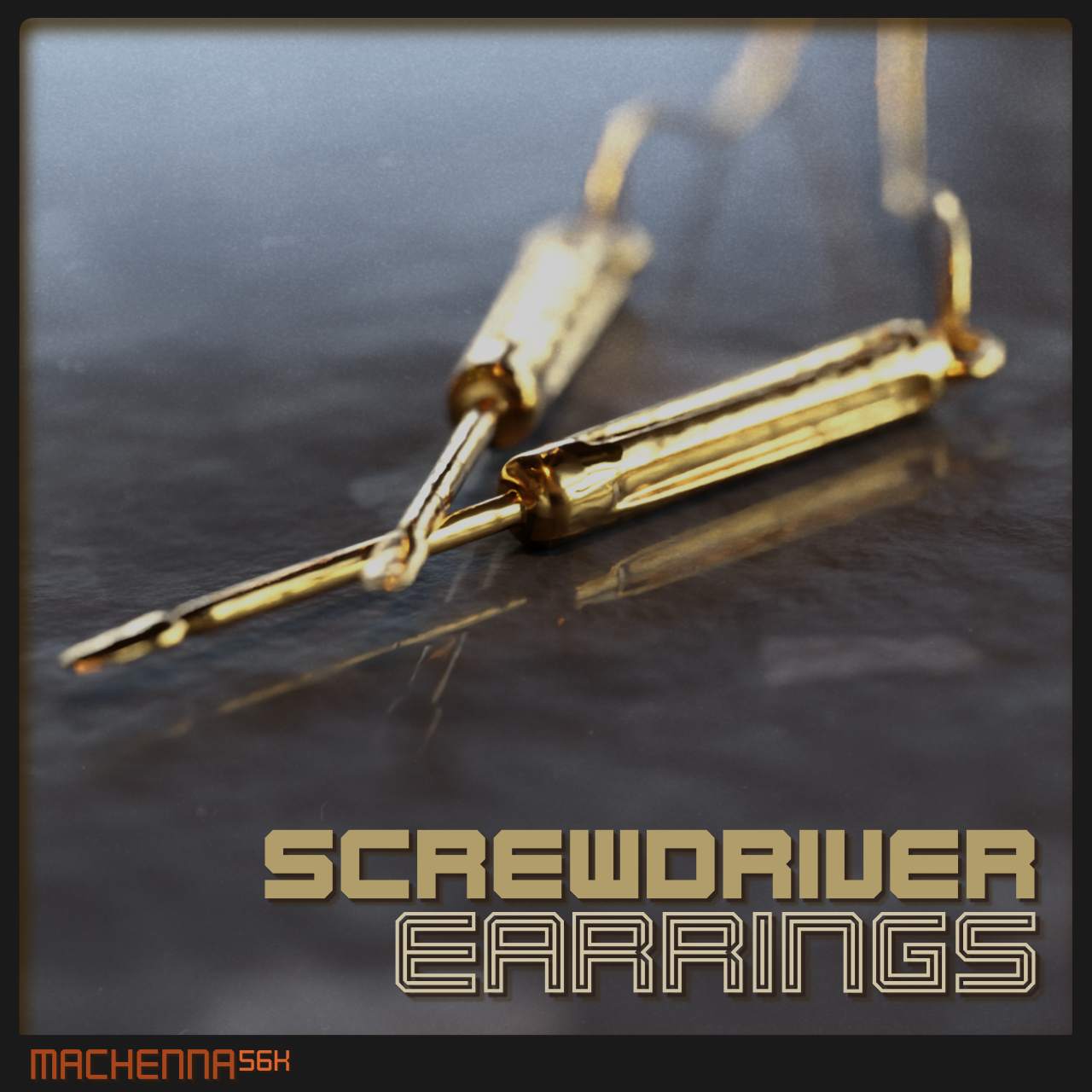 Screwdriver Earrings