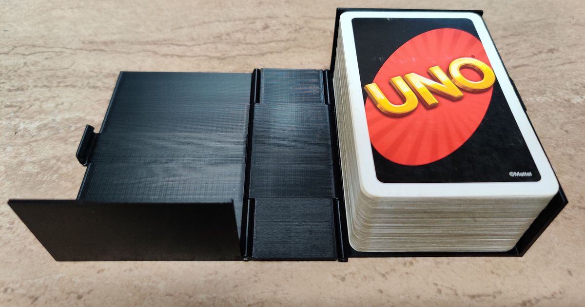 Card Case (for UNO!) by piranhaphish Download free STL model