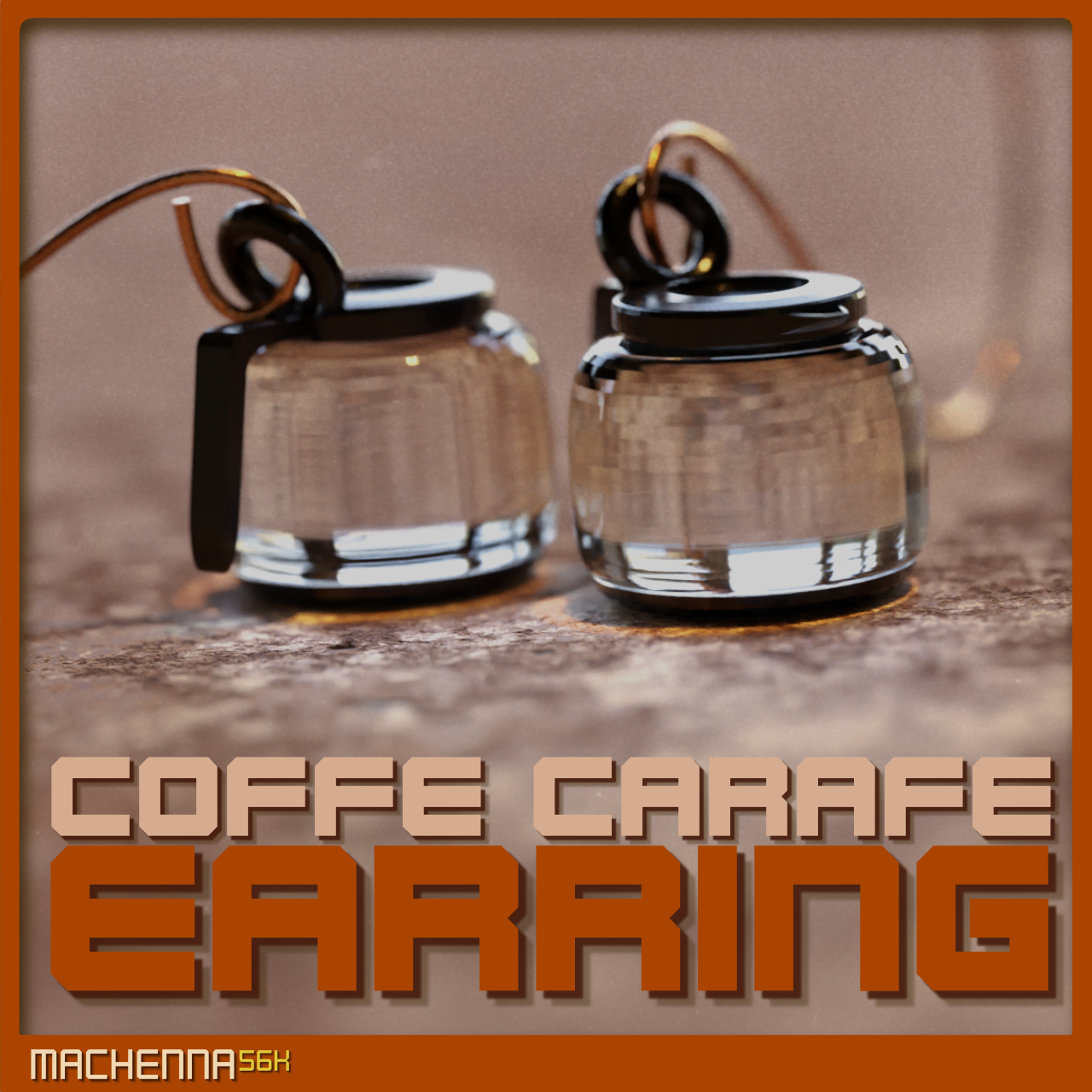 Coffee Carafe Earrings
