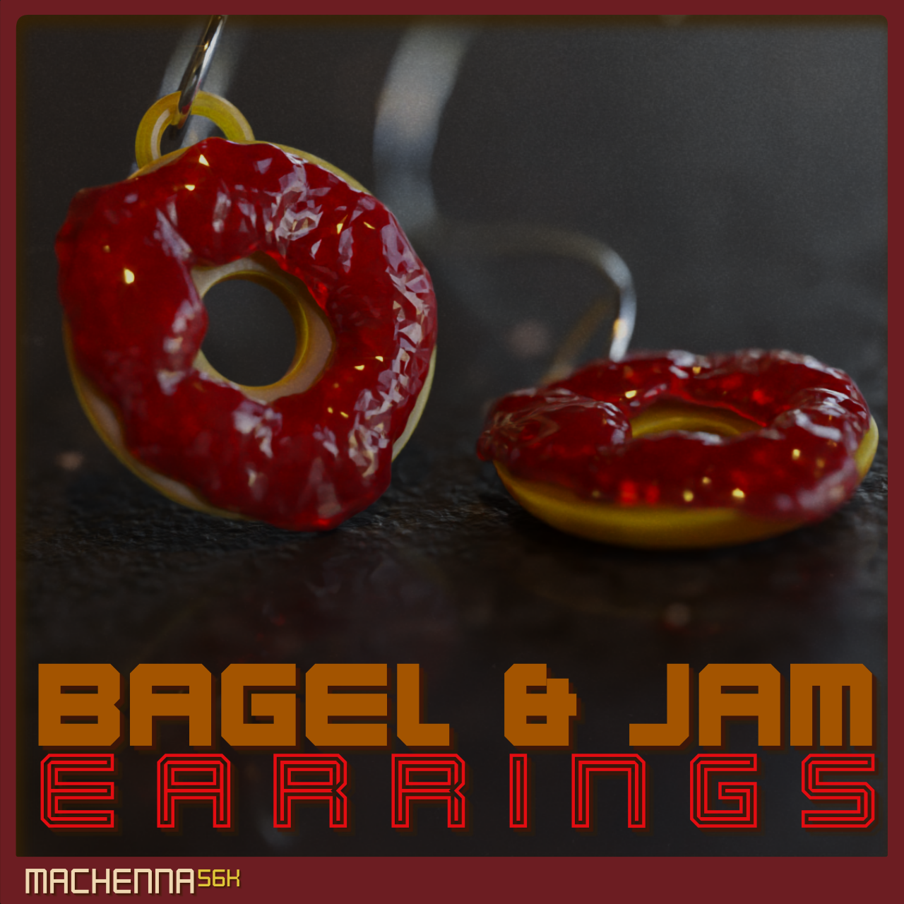 Bagel and Jam Earrings