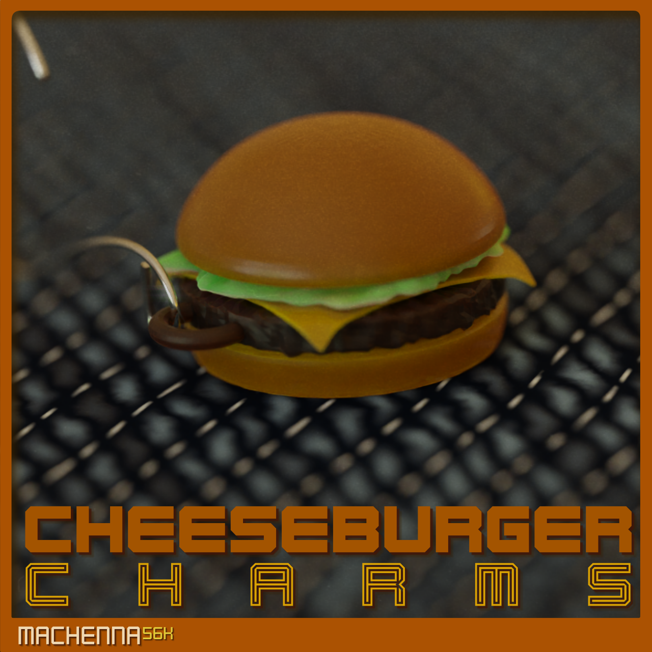 Cheeseburger Earrings