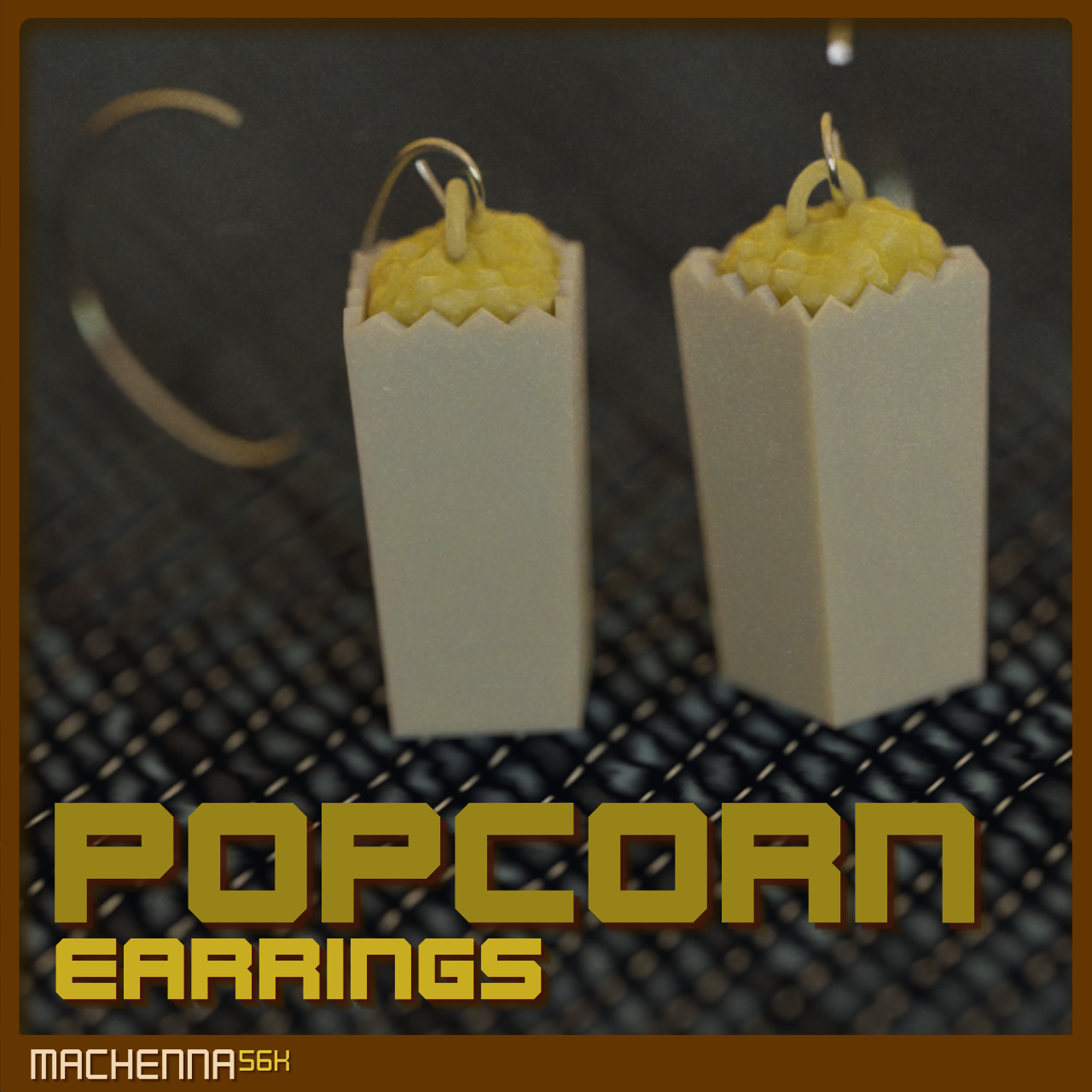 Movie Popcorn Charm