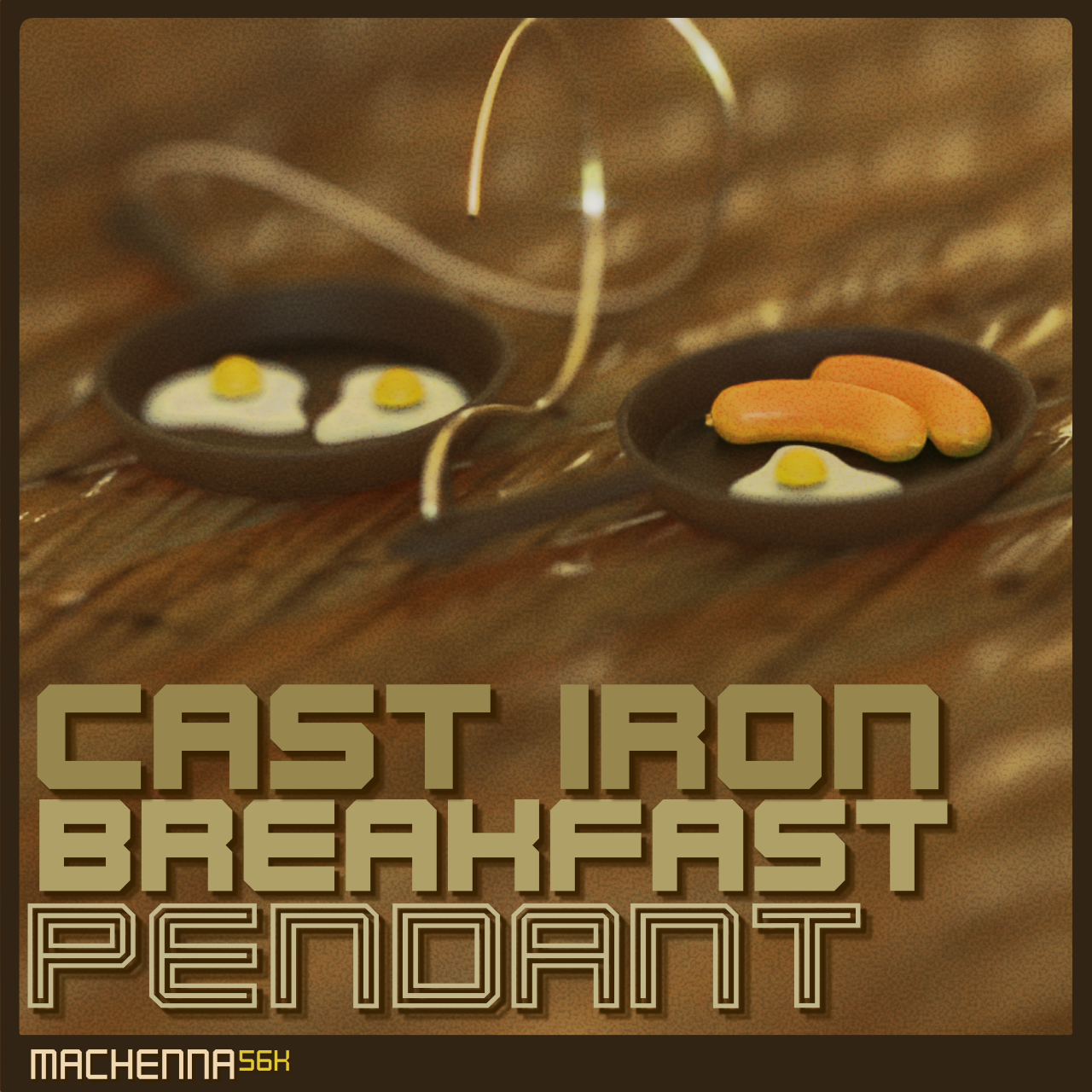 Cast Iron Skillet Pendant