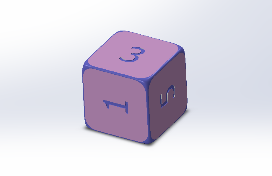 Miniatura 4 do modelo 3D Fun Math Dice Game