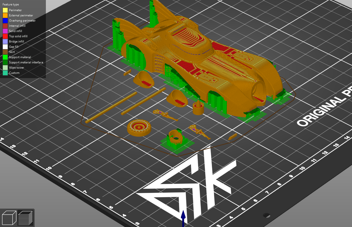 Miniatura 3 do modelo 3D Batman Batmobile 1989 - Mini