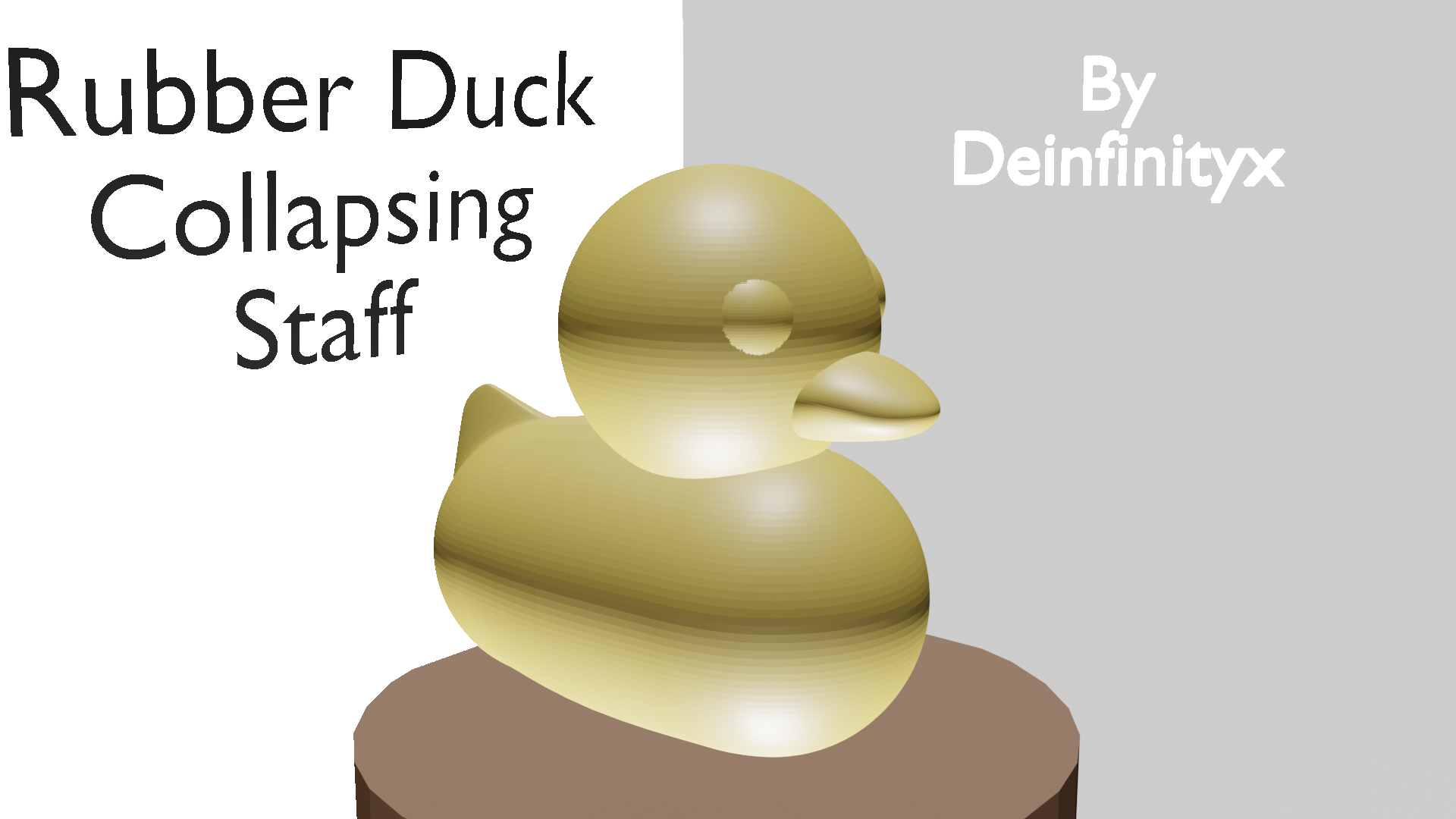 Rubber Duck Collapsing Staff