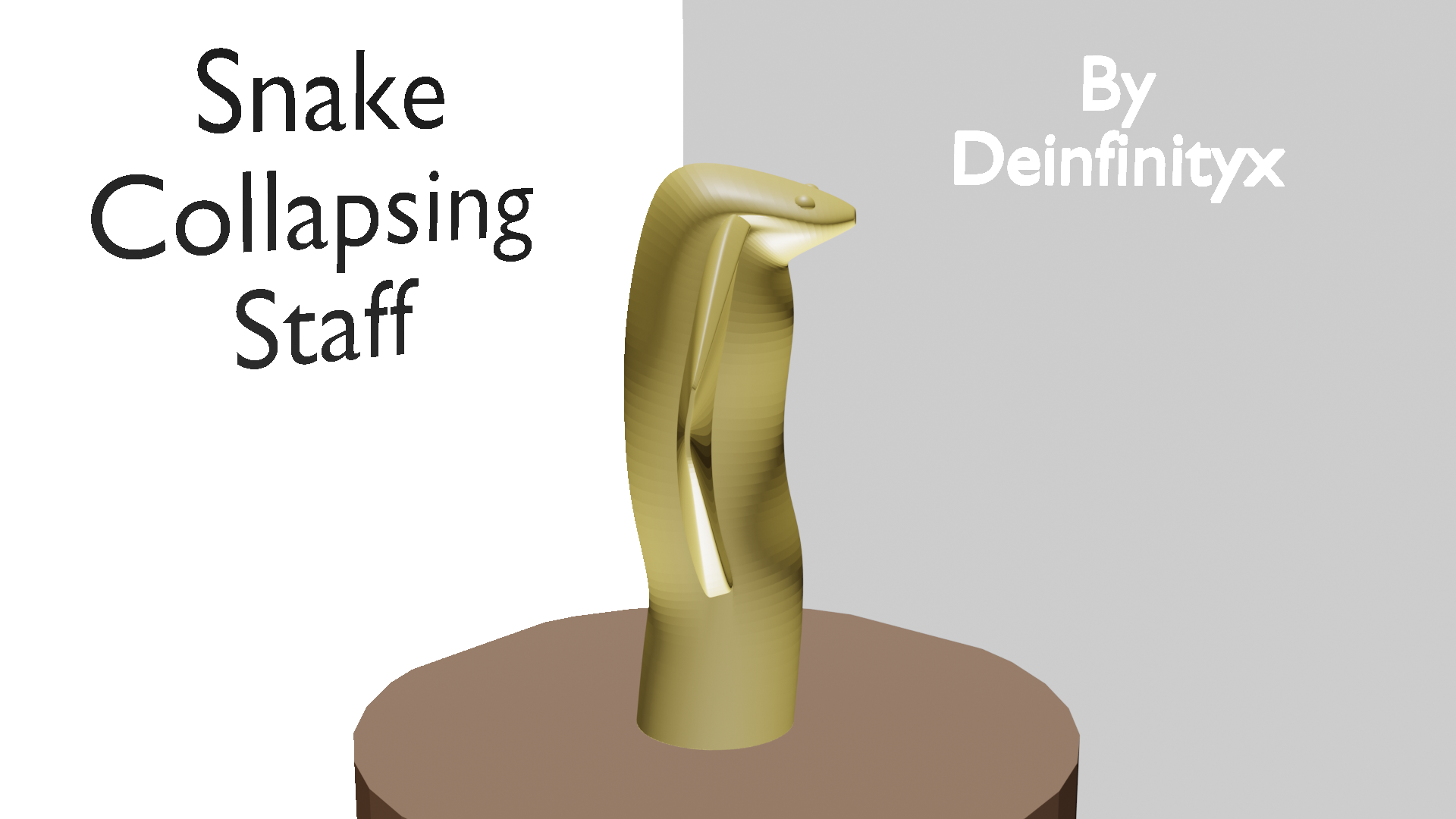 Snake Collapsing Staff