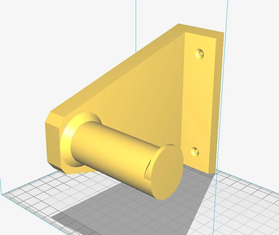 Parallel Wall Mount Spool Holder by Zak, Download free STL model