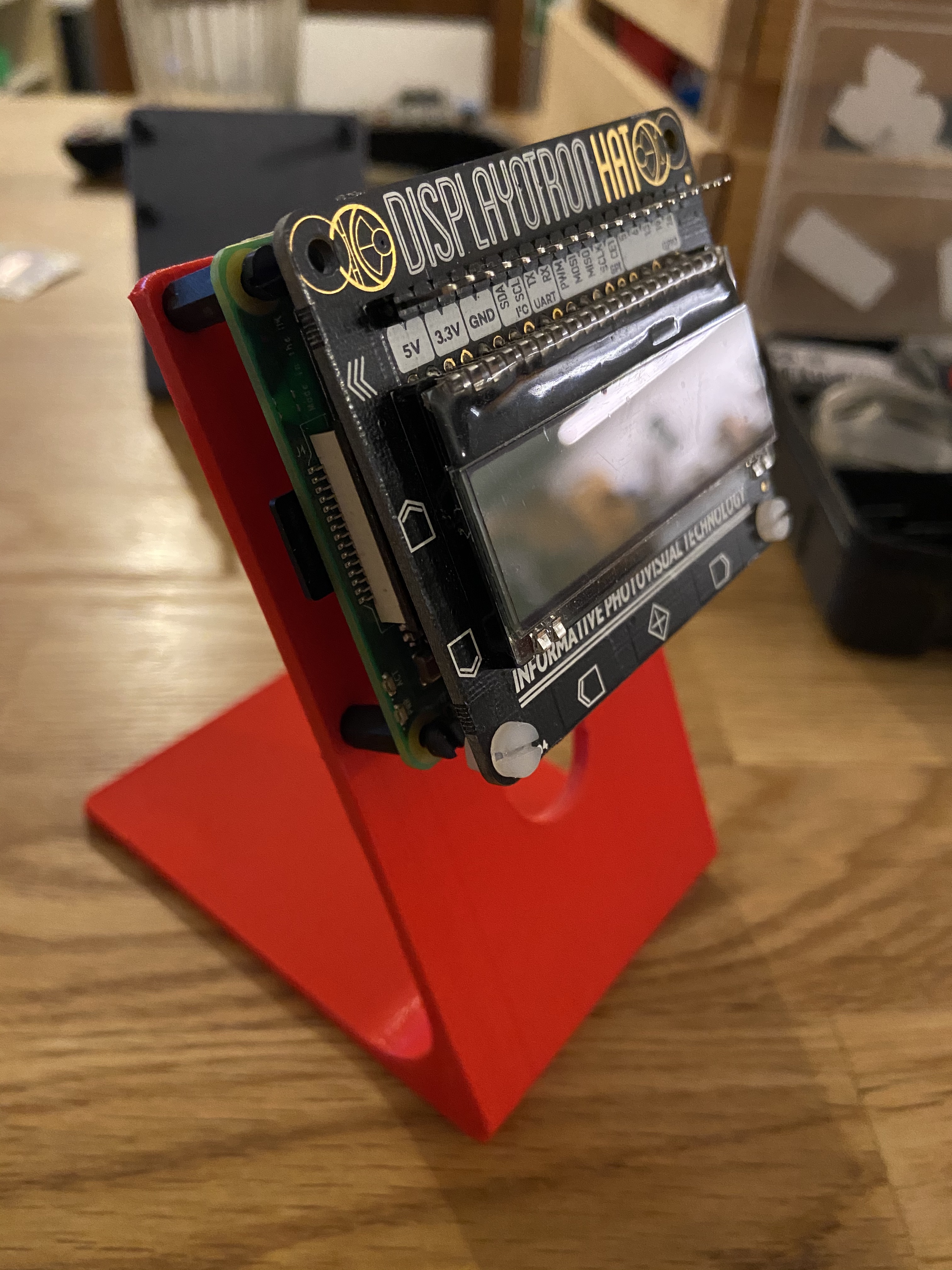 Miniatura 3 do modelo 3D Raspberry Pi Stand (A+ B+ form factor)