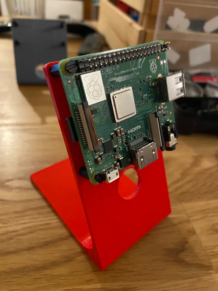 Raspberry Pi Stand (A+ B+ form factor) by Monkey Made Me | Download ...