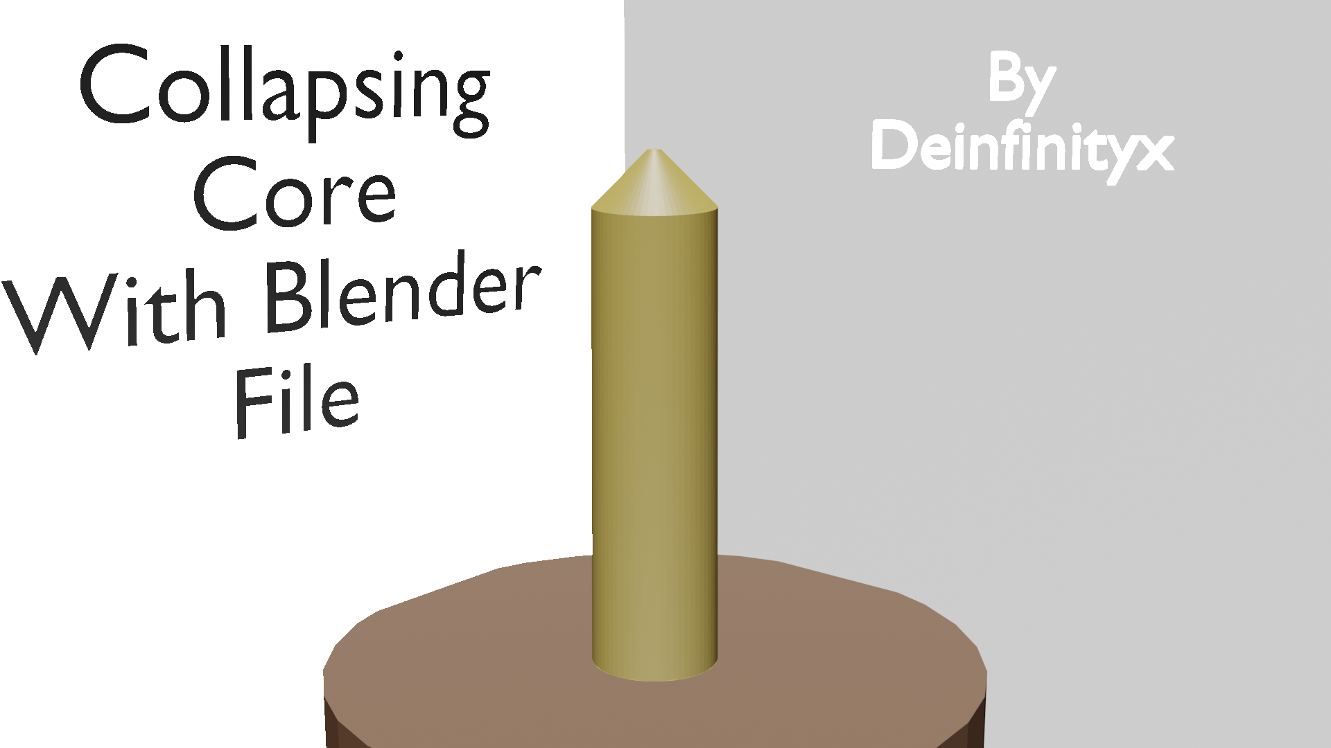 Collapsing Core with Blender file