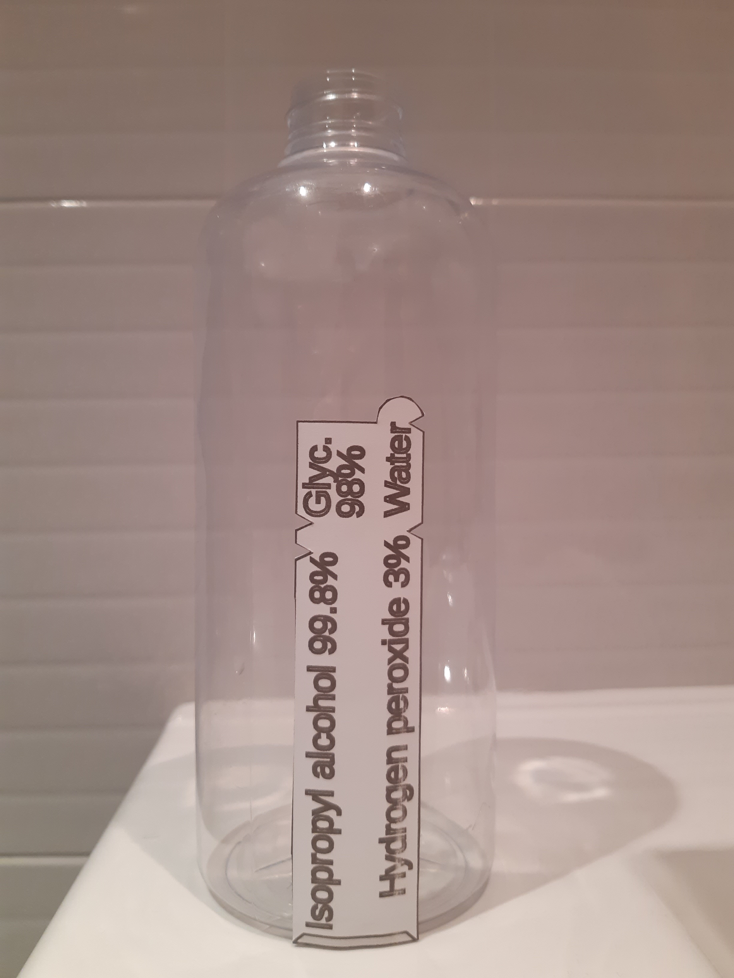 Template / Scale / Ruler for production of Handrub. WHO´s formulation ...