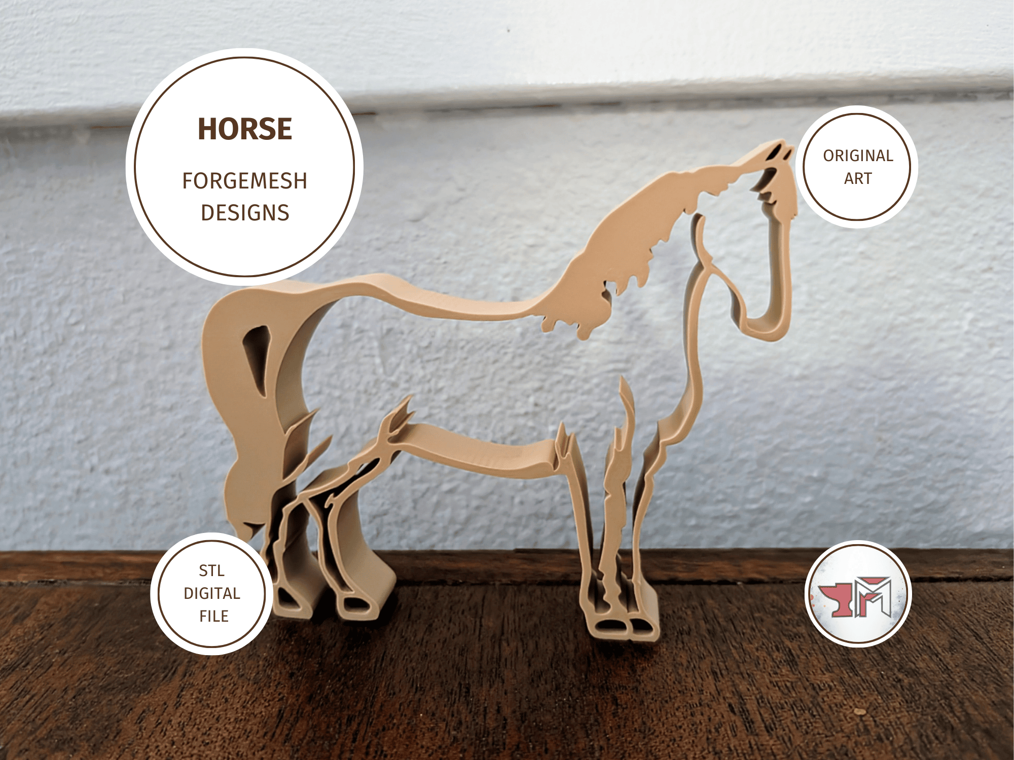 Farm Animal - Horse STL