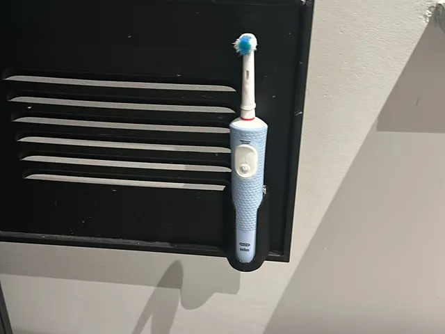 Oral B holder with magnets