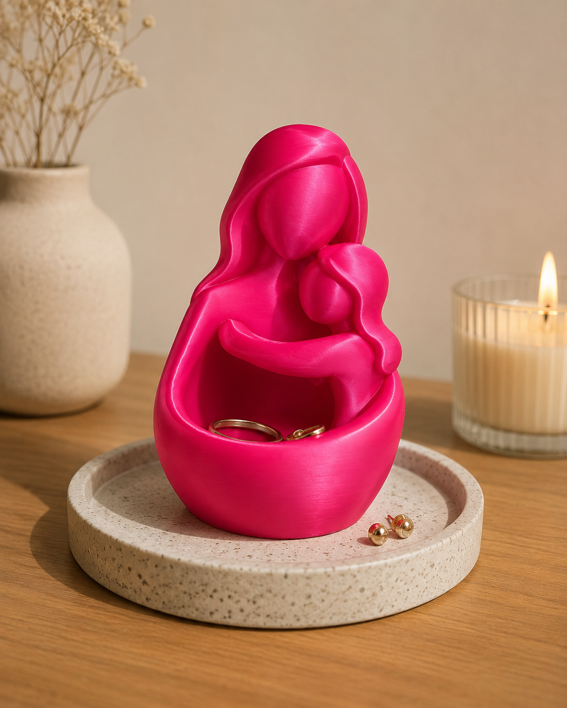 Mother Daughter Hug - Jewelry Holder