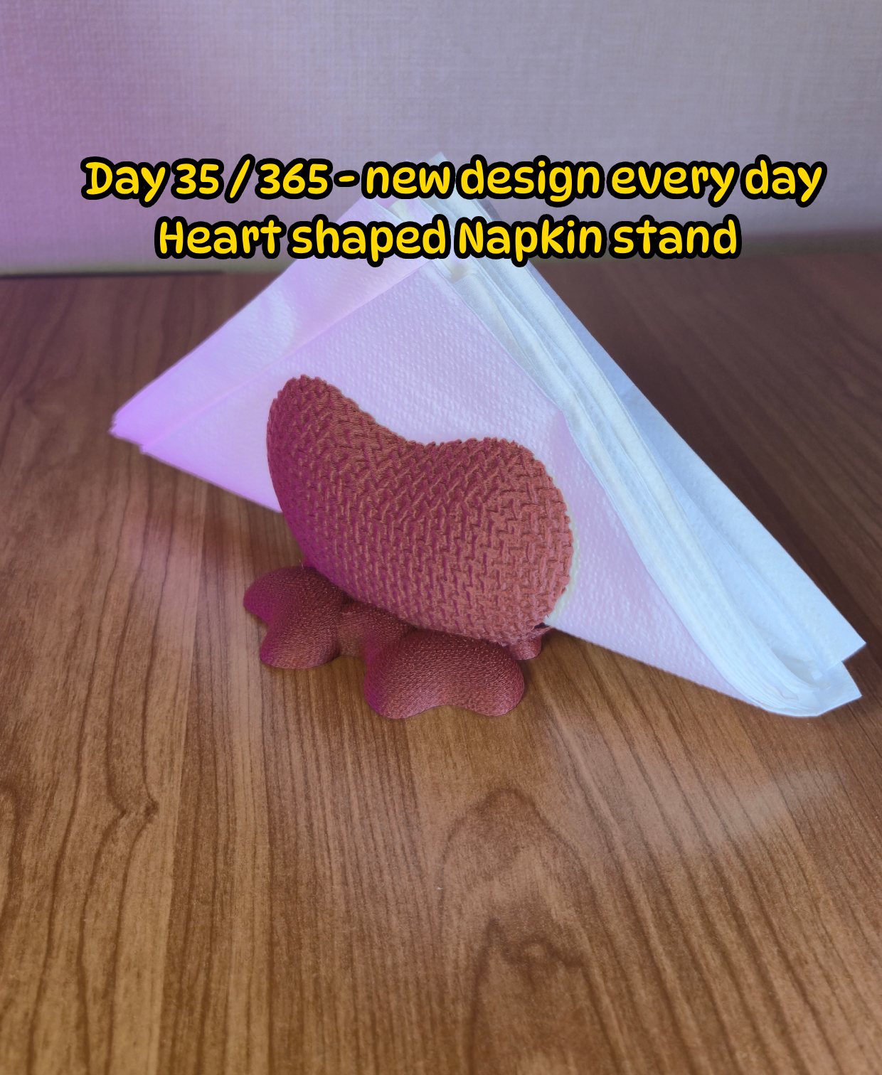 Heart Napkin Stand – Tabletop Napkin Holder