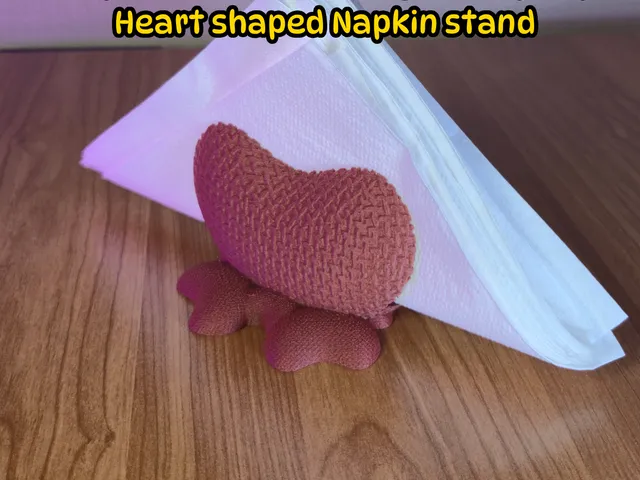 Heart Napkin Stand – Tabletop Napkin Holder