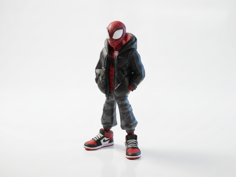 Street Spidey Figurine Urban Style 3D Printable