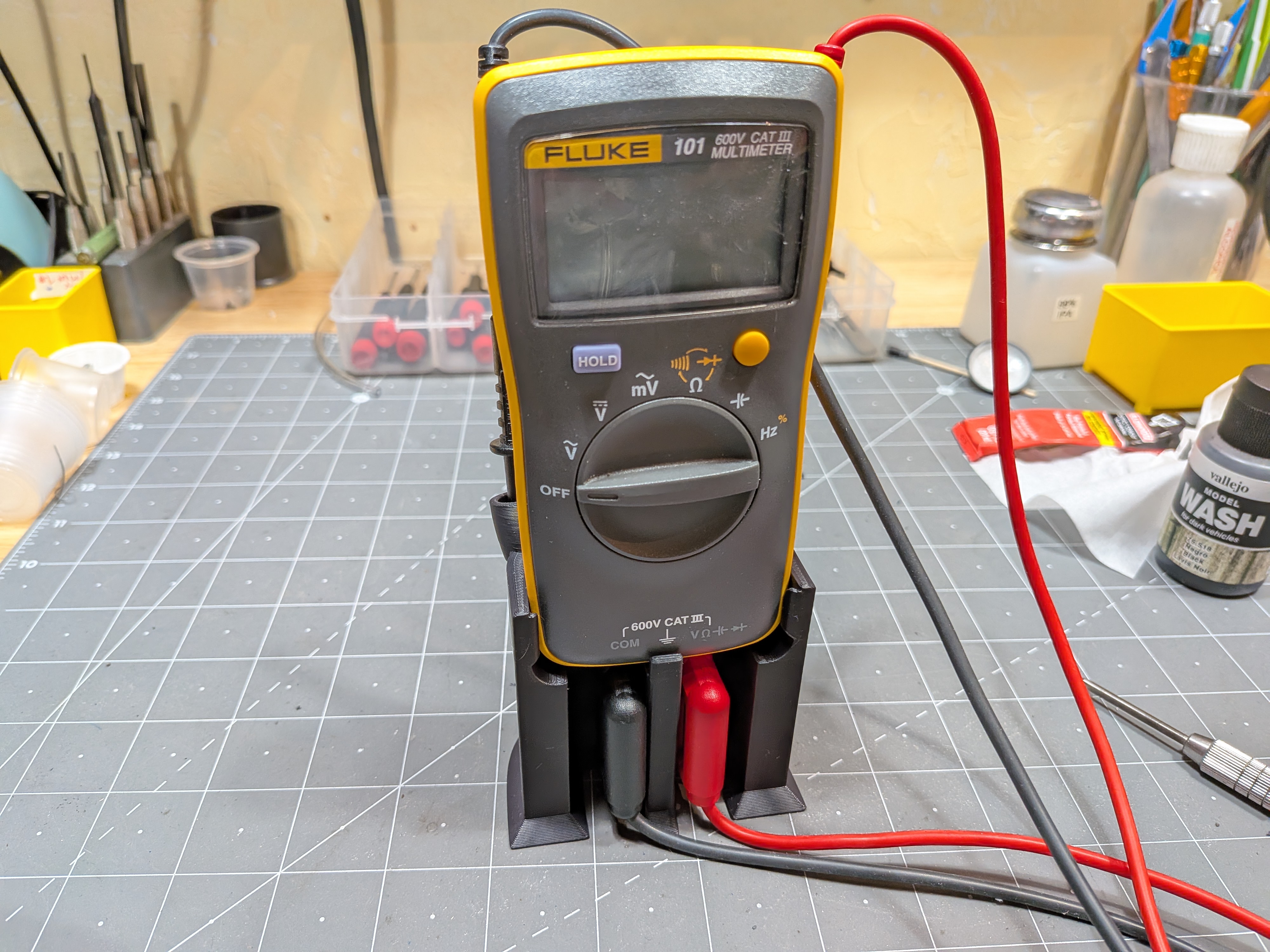 Fluke 101 Holder - Long Plug Version