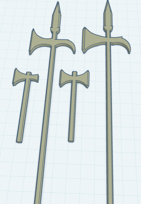 Dummy 13/Carbon 13 Axes and Halberds