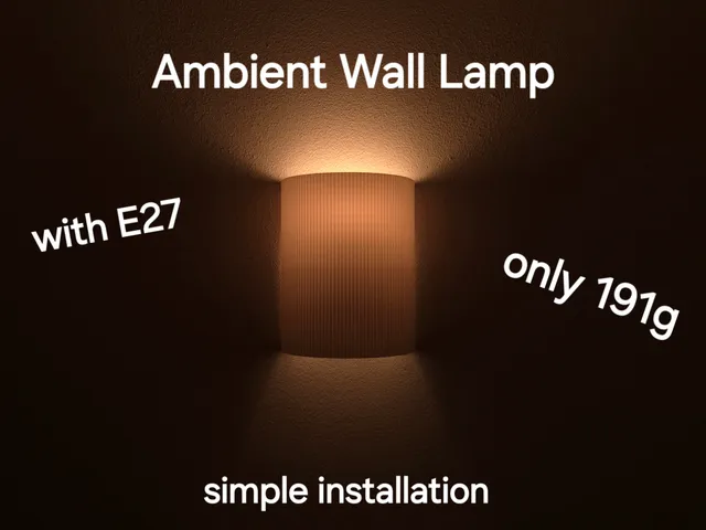 Ambient Wall Lamp for E27