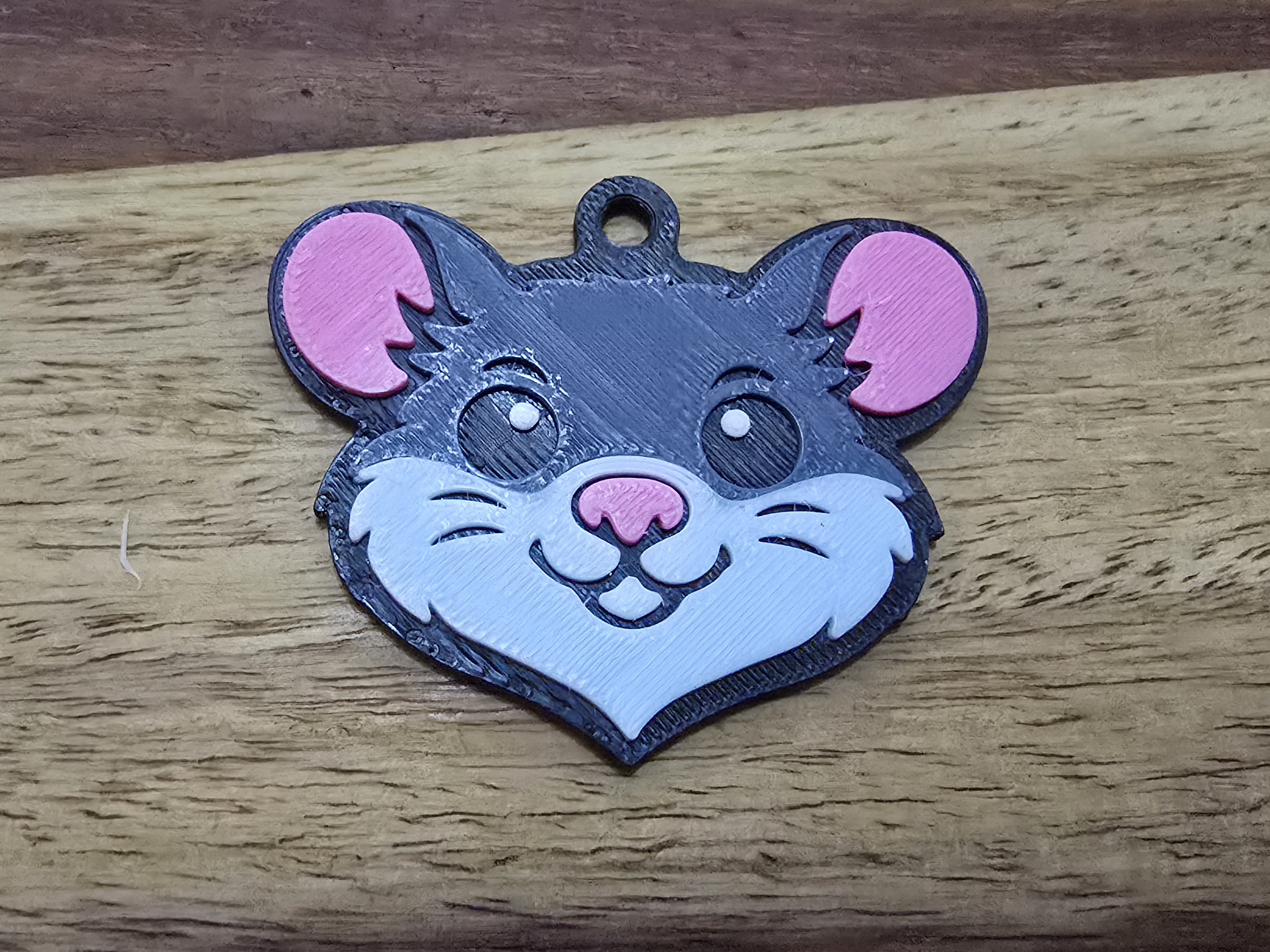 Multicolor Rat keyring (Animal Collection) Fixed