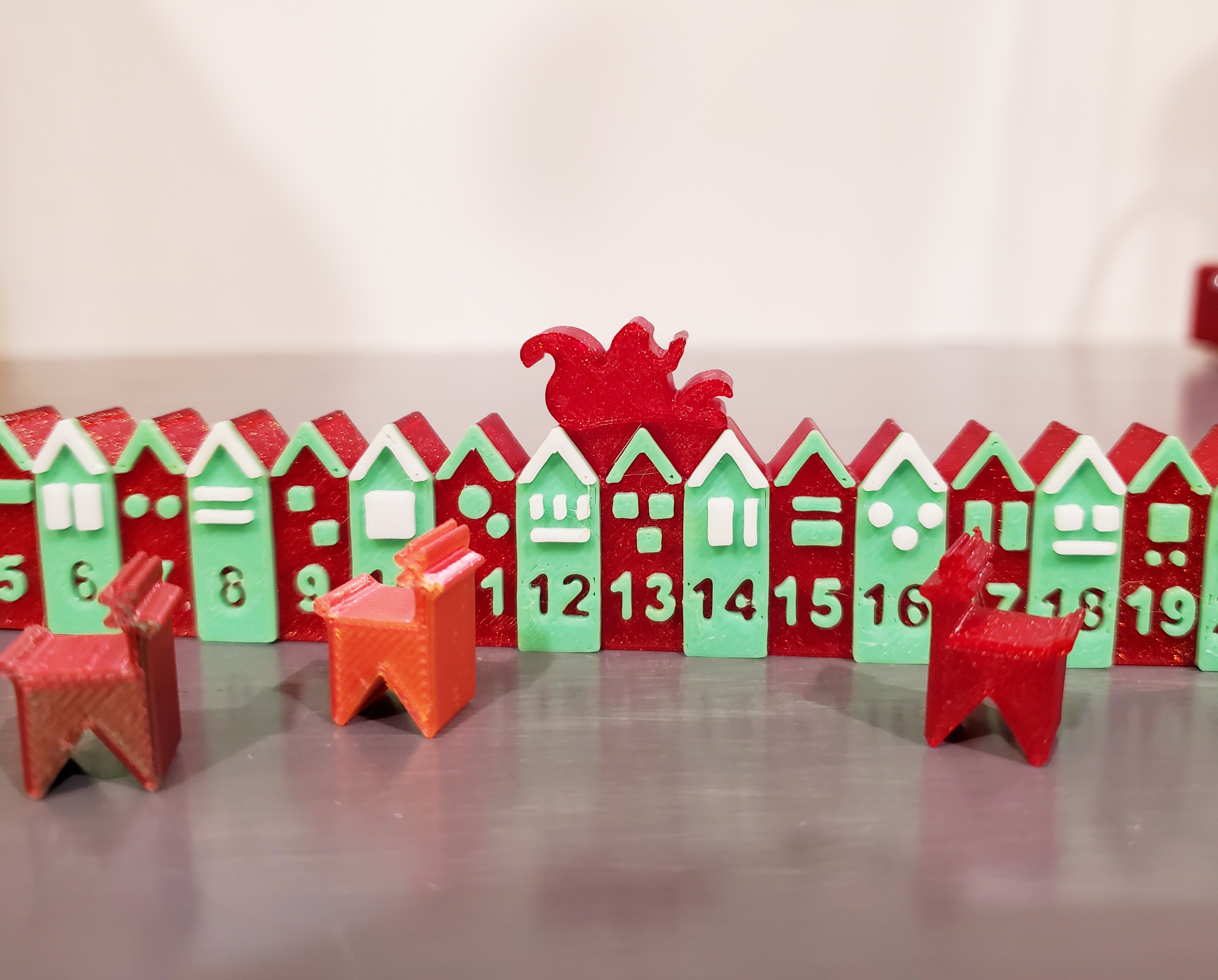 Miniatura 4 do modelo 3D Christmas Countdown Calendar