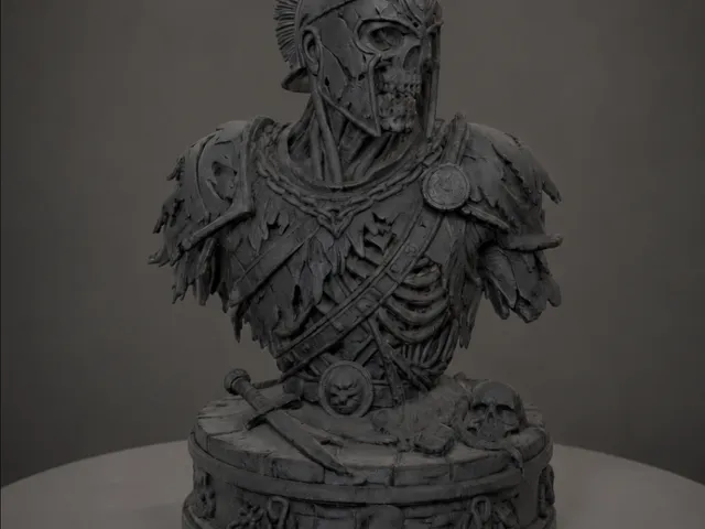 Undead Gladiator Champion Bust