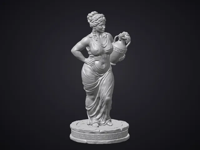 Classical Greek Statue – Woman with Water Jug