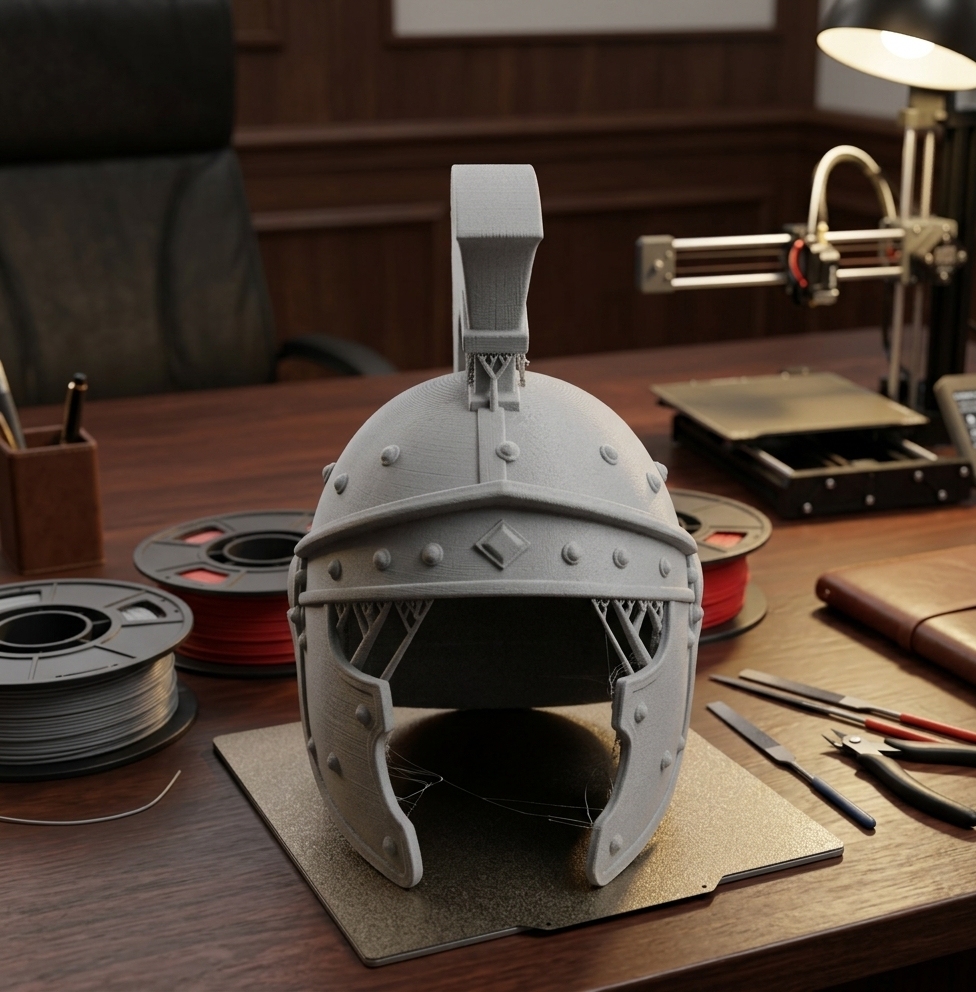 Roman legionary helmet 3D model