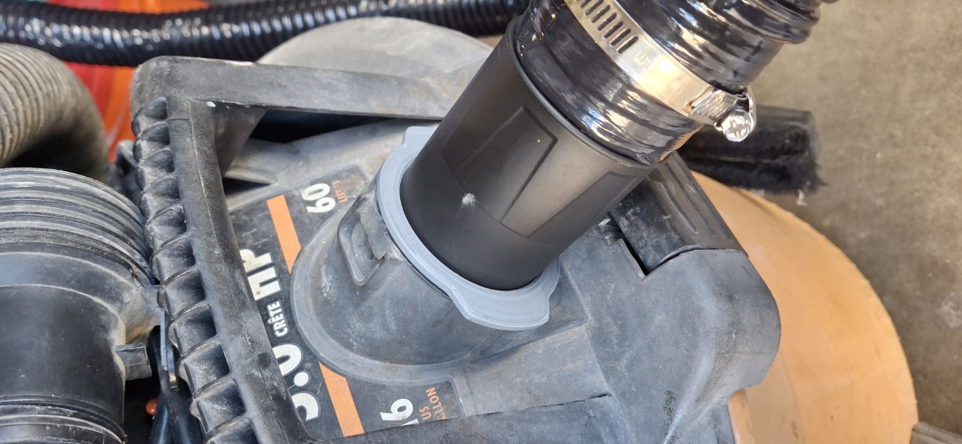 Harbor Freight Dust Cyclone Vacuum Adapter