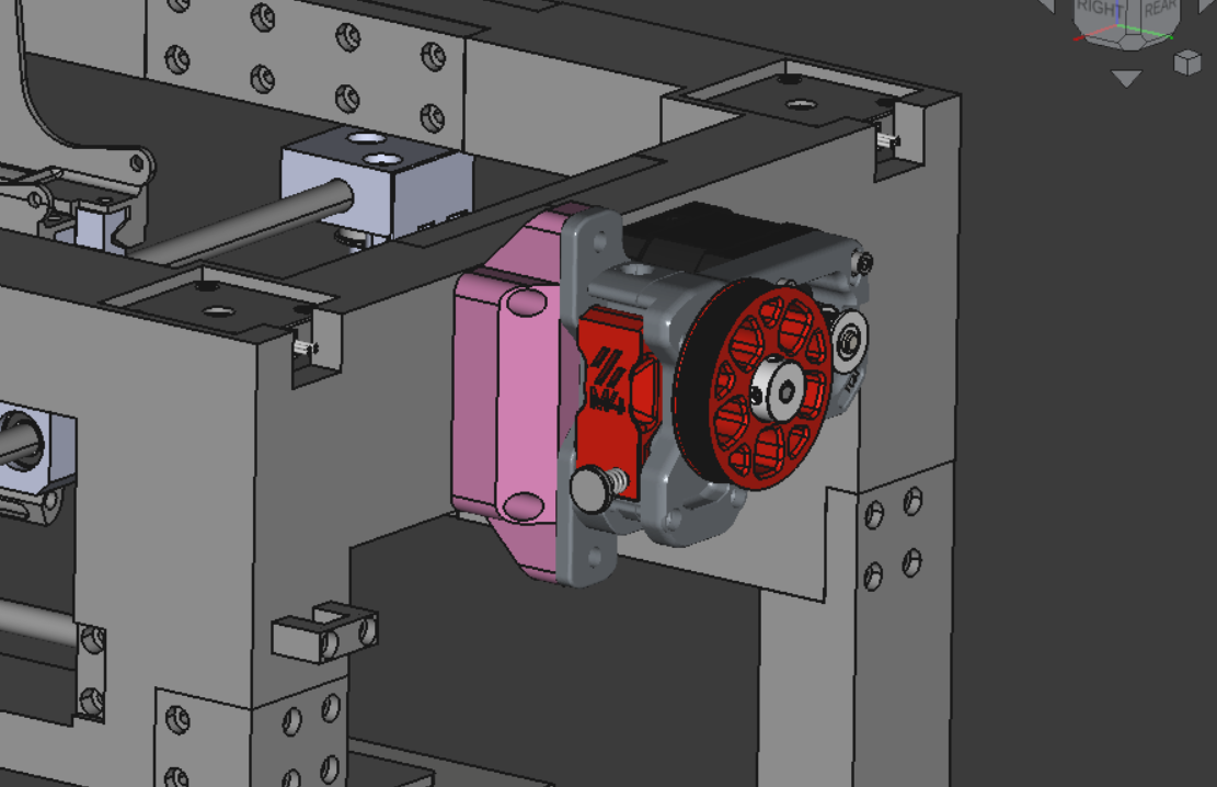 The100 M4 extruder adapter