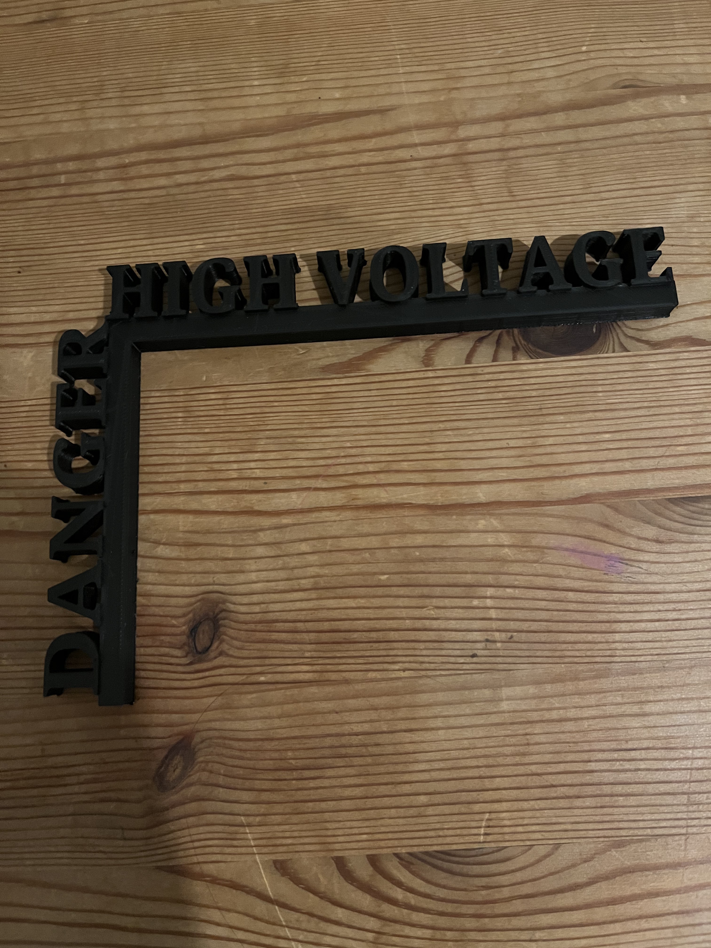 Danger High Voltage sign