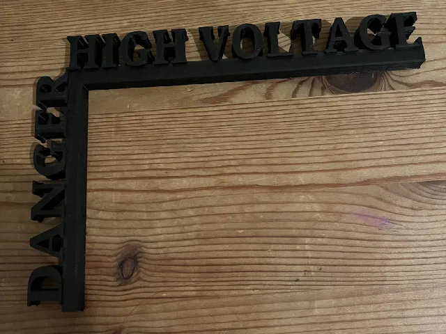 Danger High Voltage sign