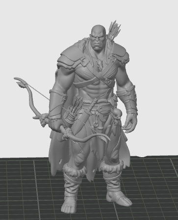 D&D Goliath Ranger with bow