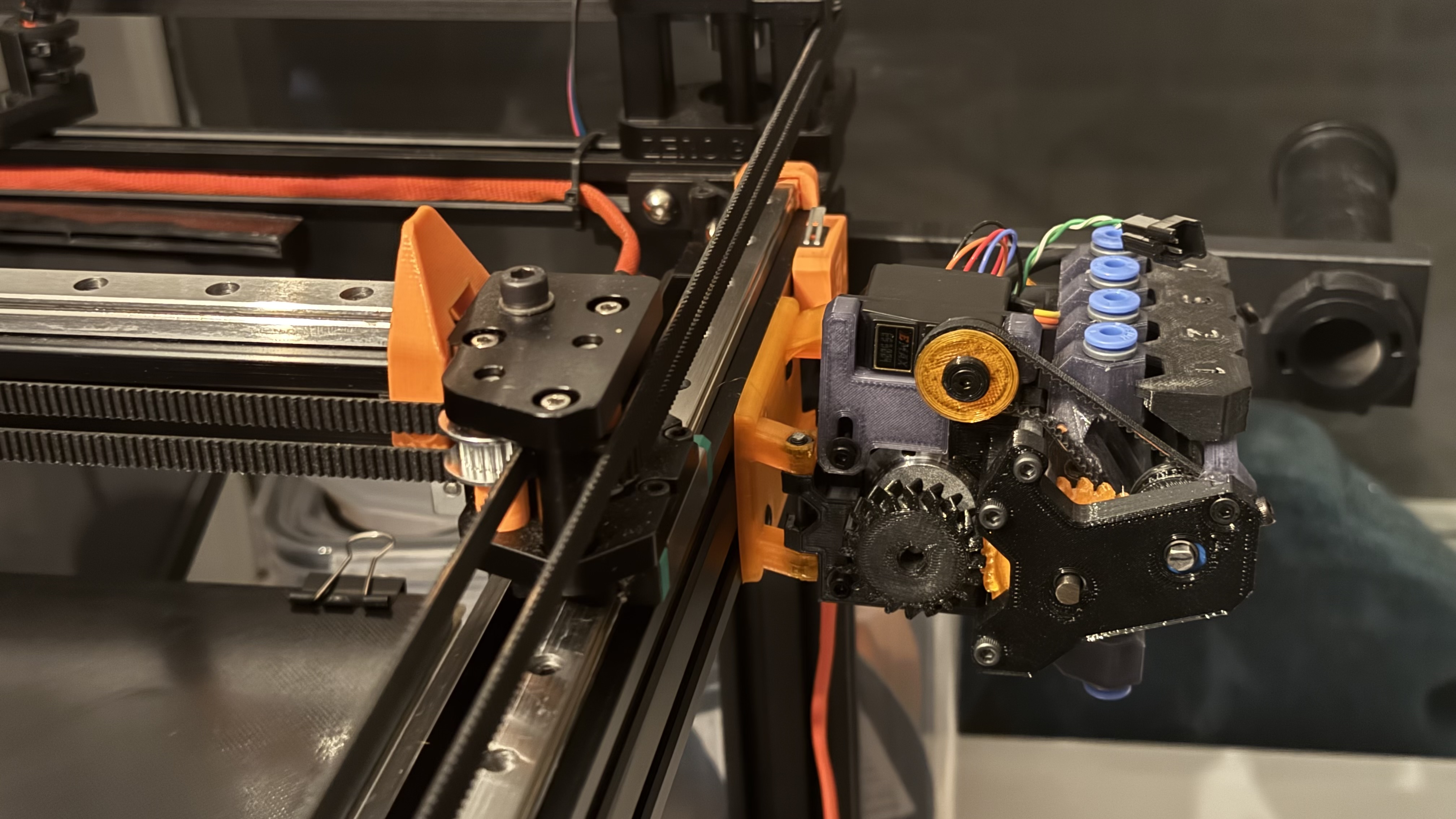 Pico MMU Mount for 2040 Extrusion 3D model thumbnail