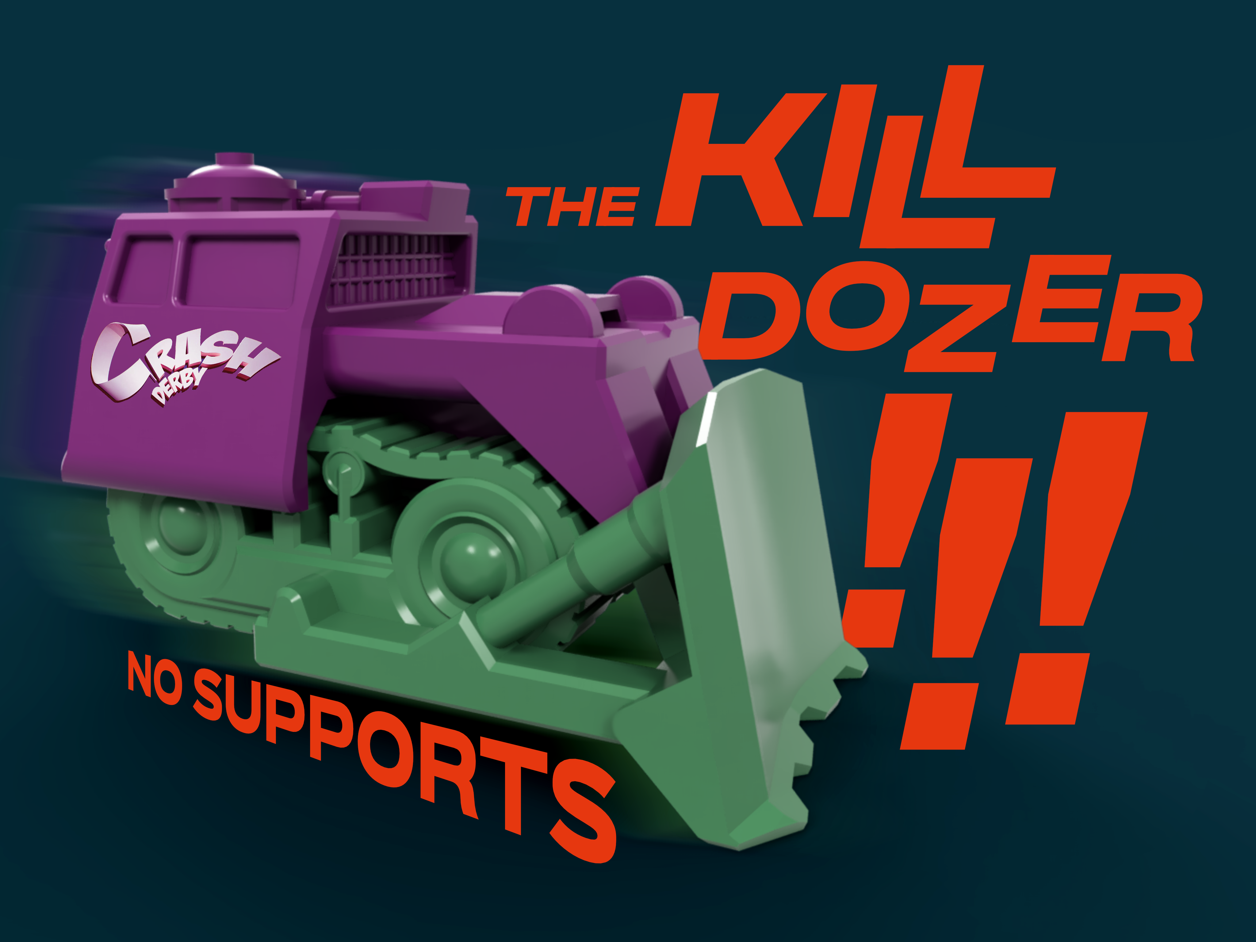Crash Derby Killdozer Model