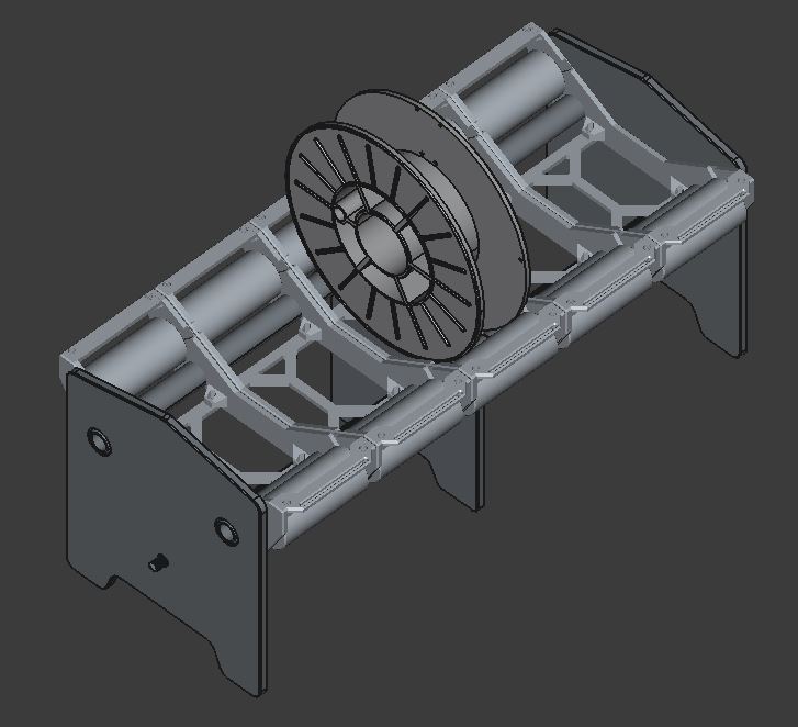 Stand alone 5 times Filament Rack