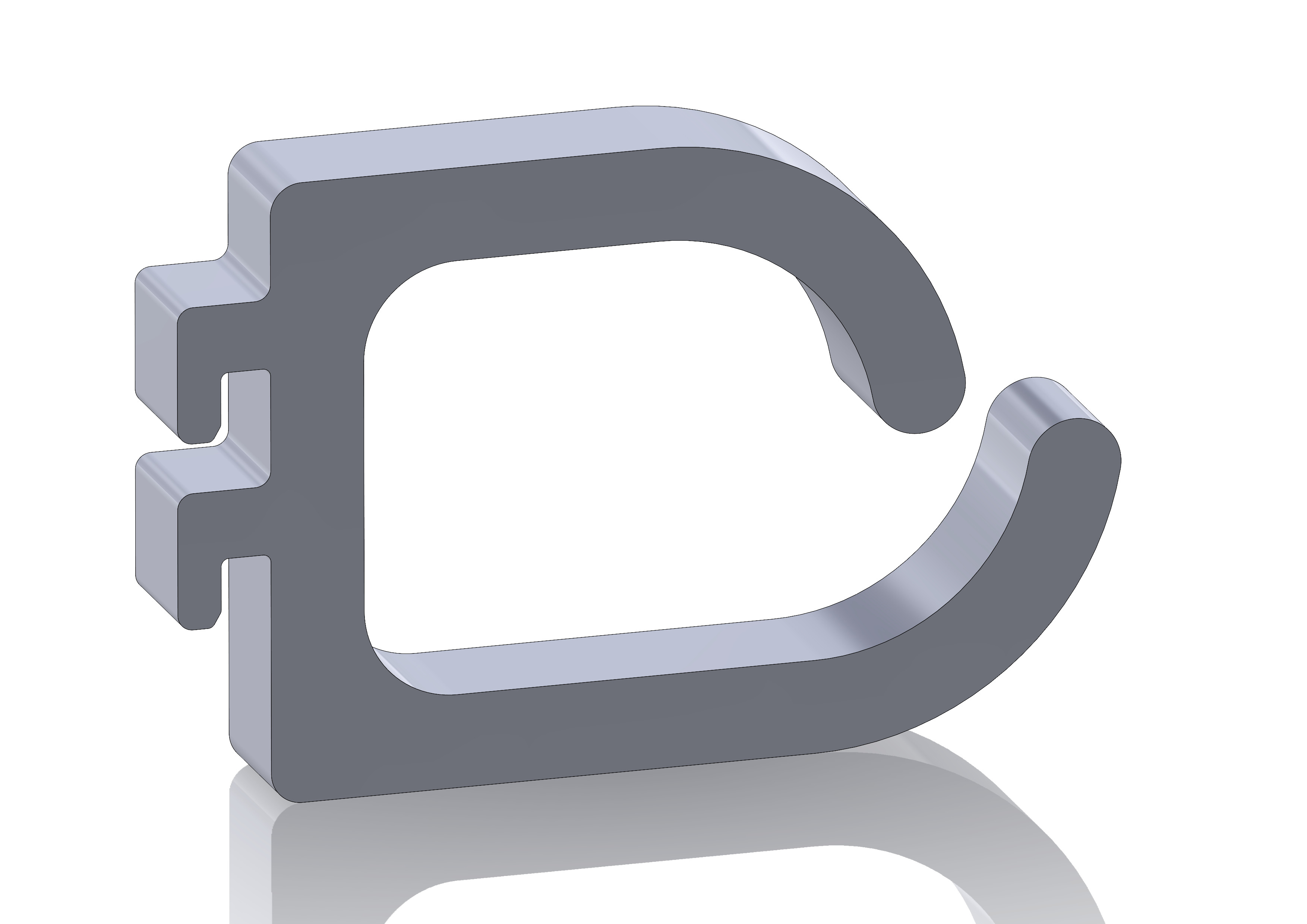 Cable hook for 19" racks