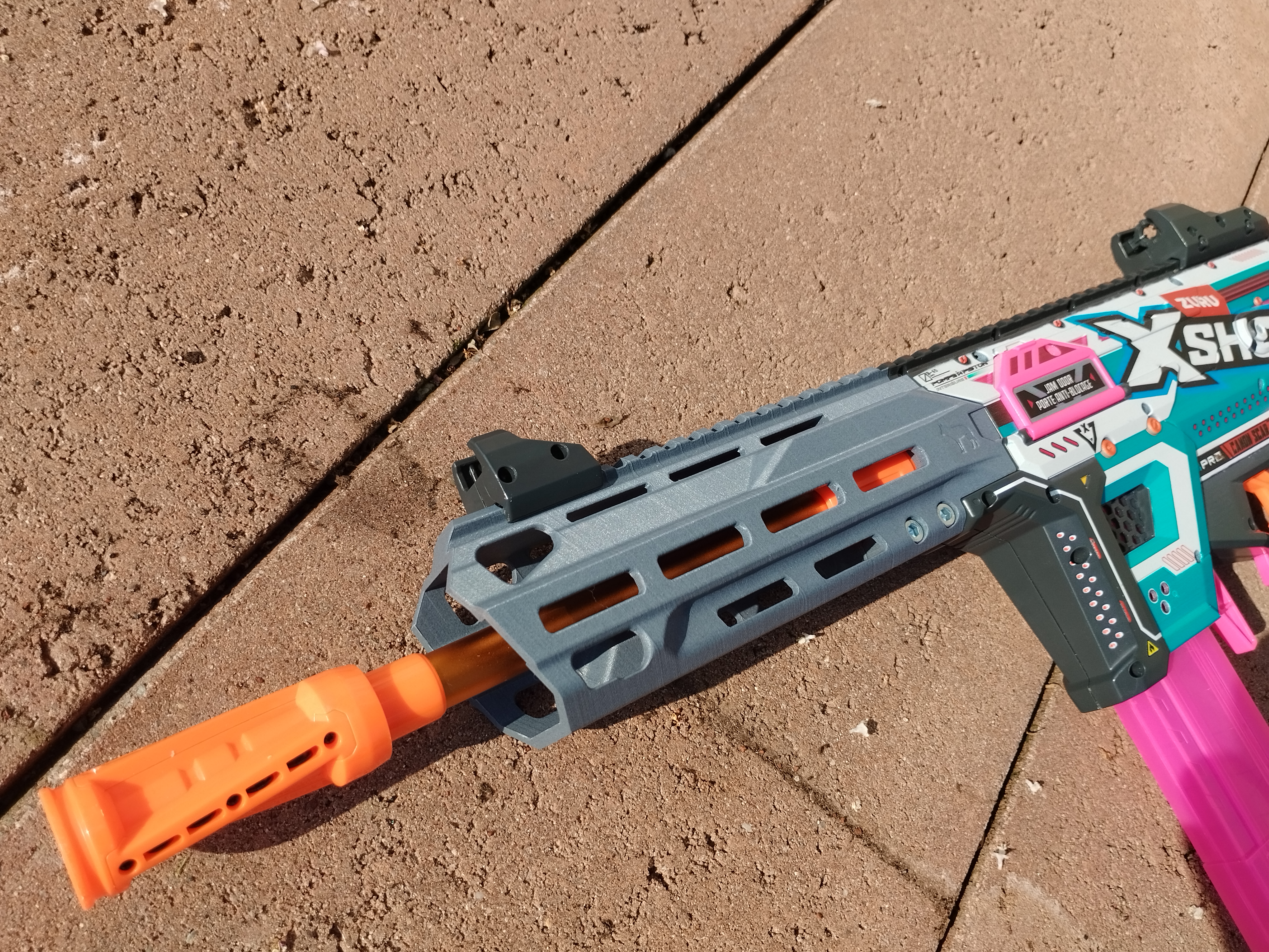 X Shot Motorized Piston Pump 'Terrier' handguard