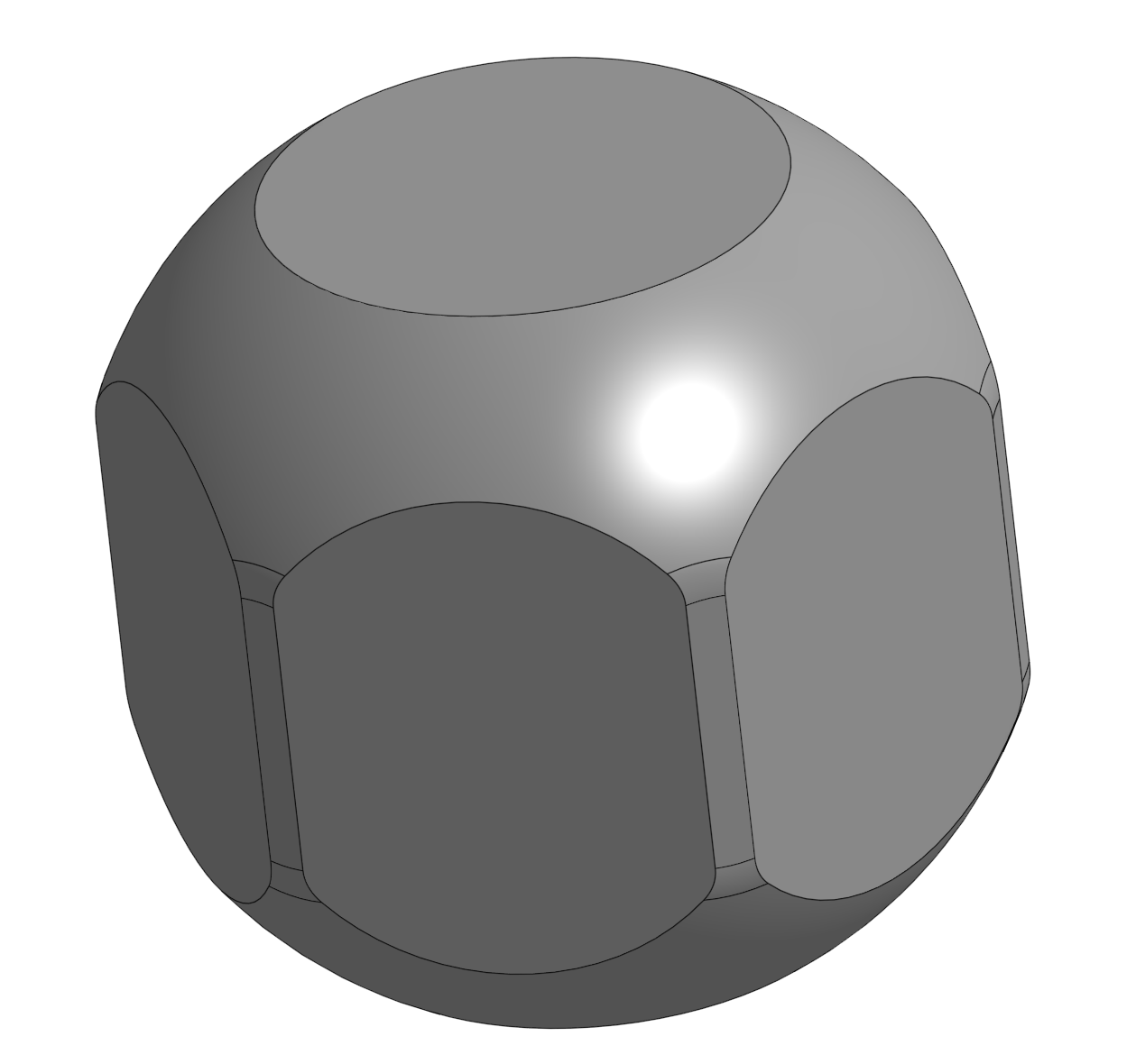 Satisfying hexagon squishy ball (TPU no supports)