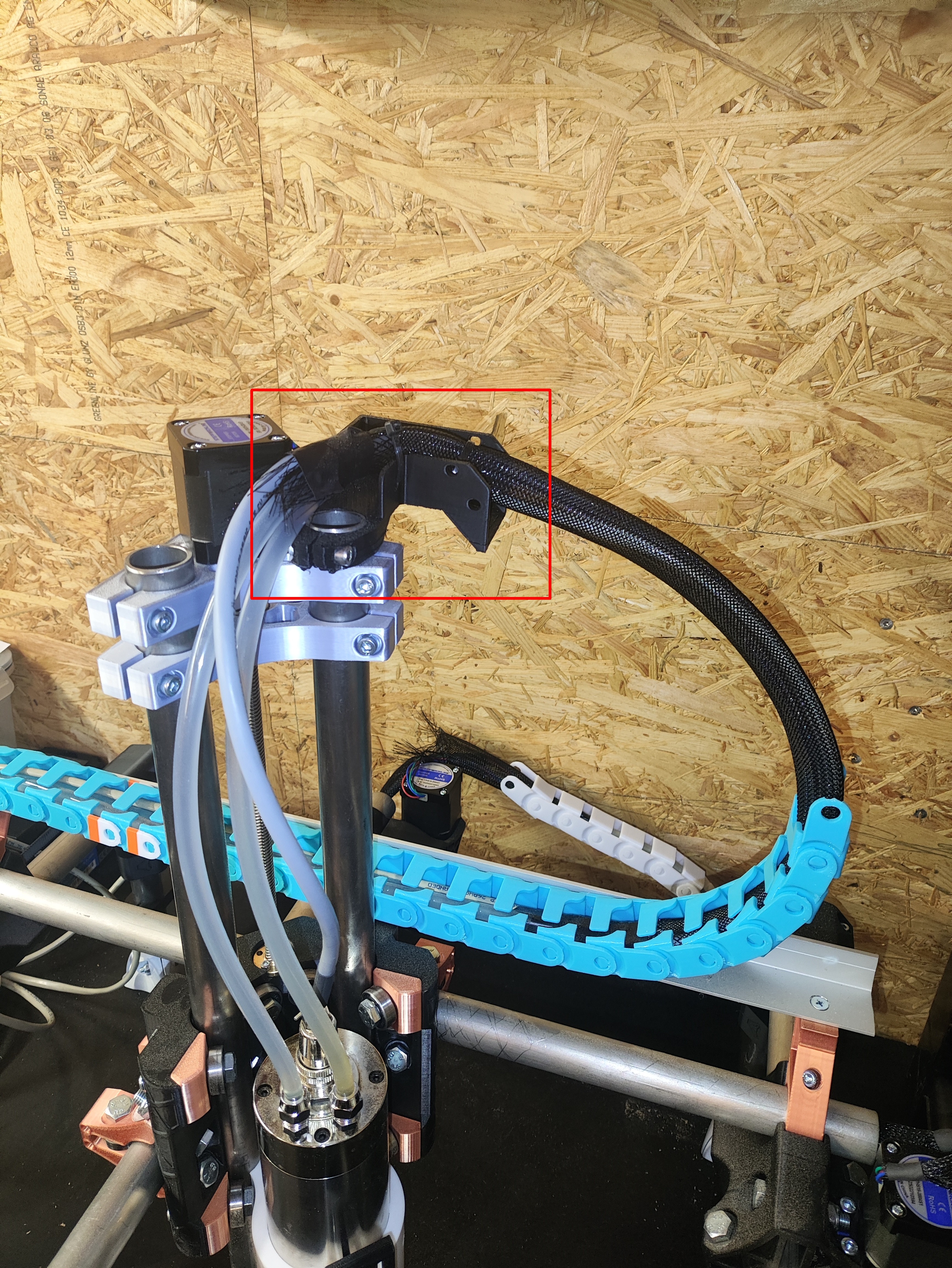 MPCNC Winkel Halterung für Z-Achse/Spindelkabel