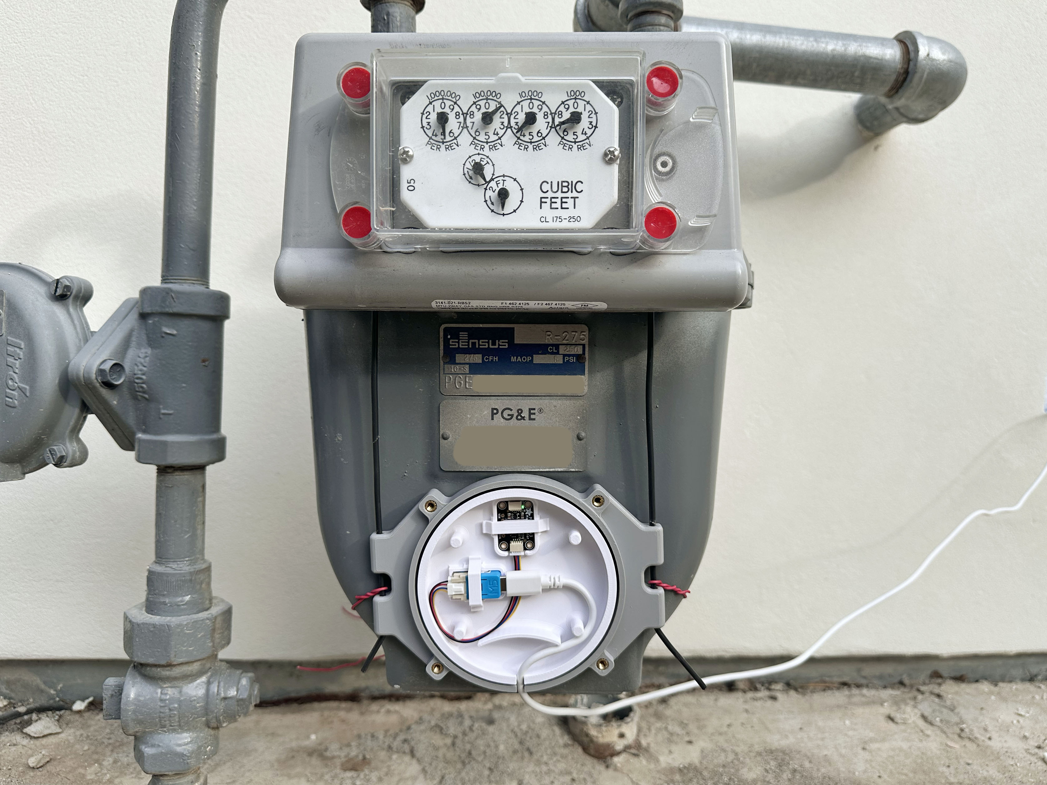 ESPHome Gas Meter Reader Case