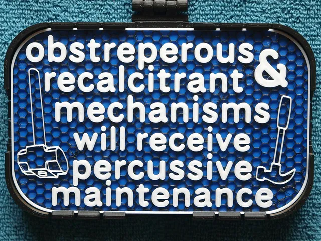 Percussive Maintenance sign