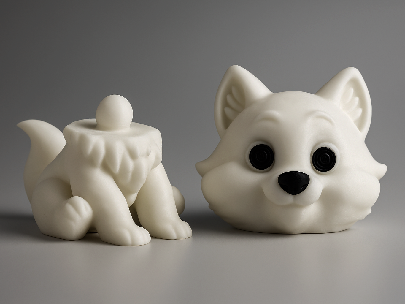 Flexi Snow Wolf - No AMS - No Supports -Head+Body