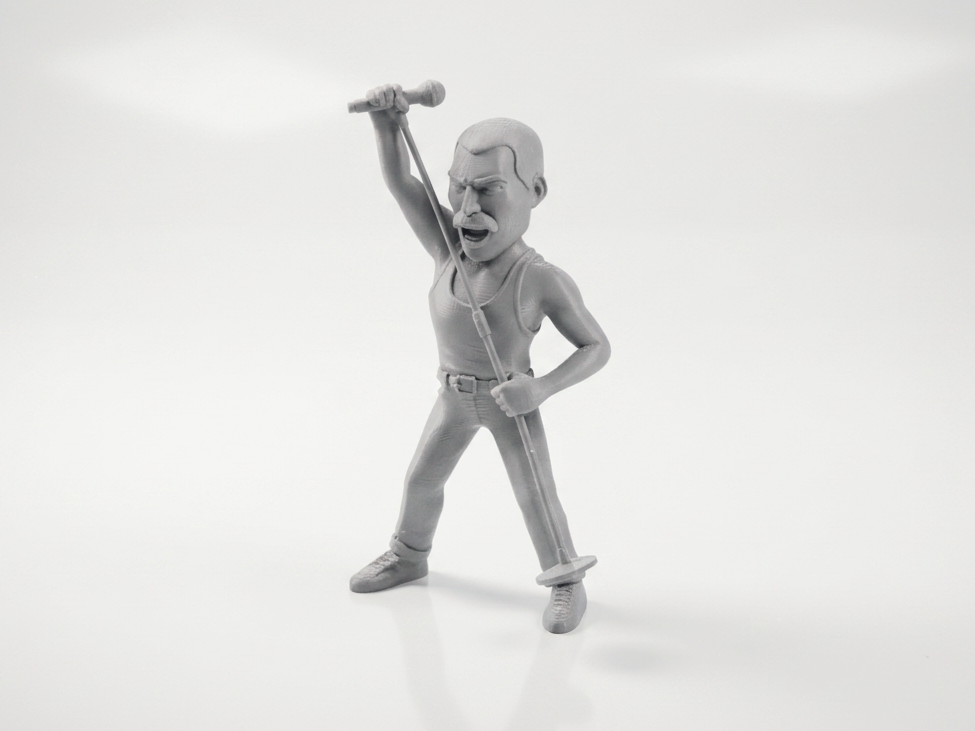 Freddie Mercury Figurine Musician 3D Printable
