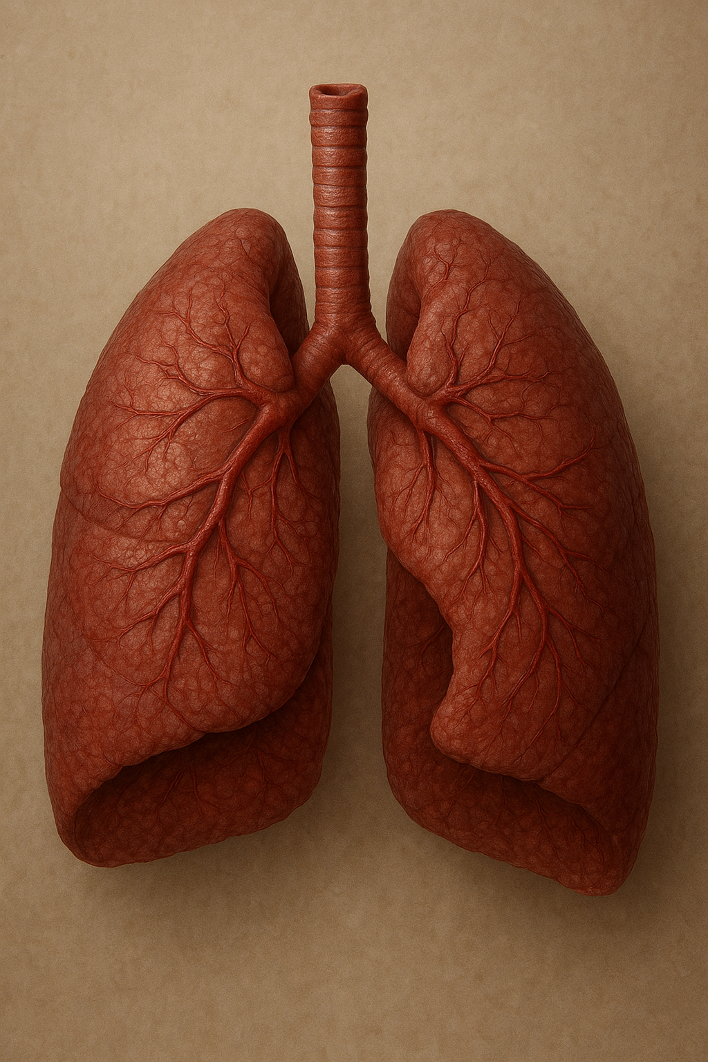 Model plic/ anatomically accurate model od human lungs