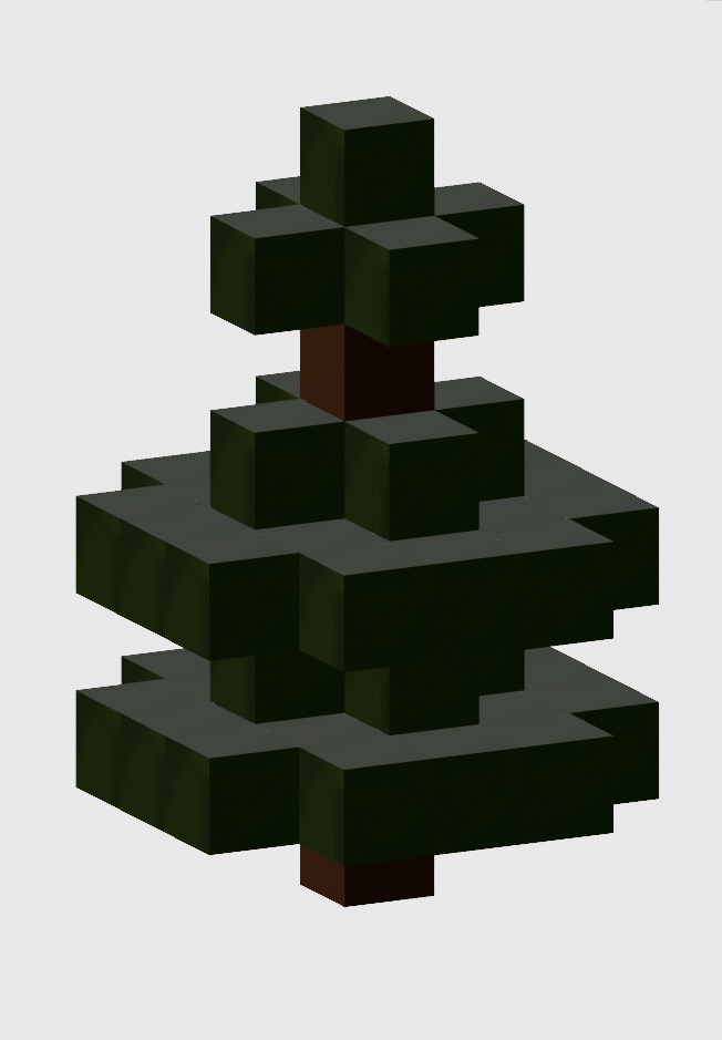 Minecraft-Spruce-Xmastree