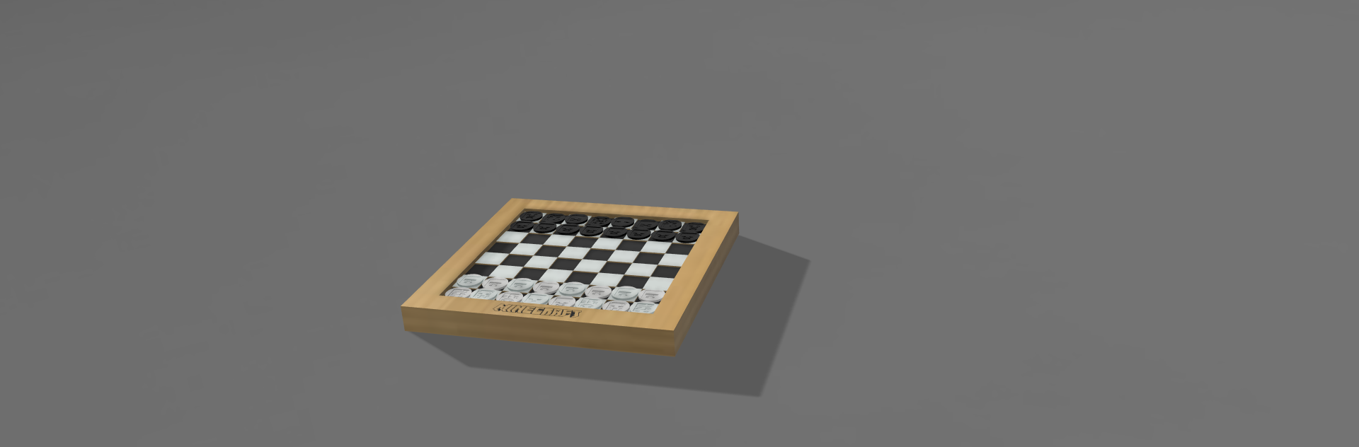 Miniatura 2 do modelo 3D minecraft chess