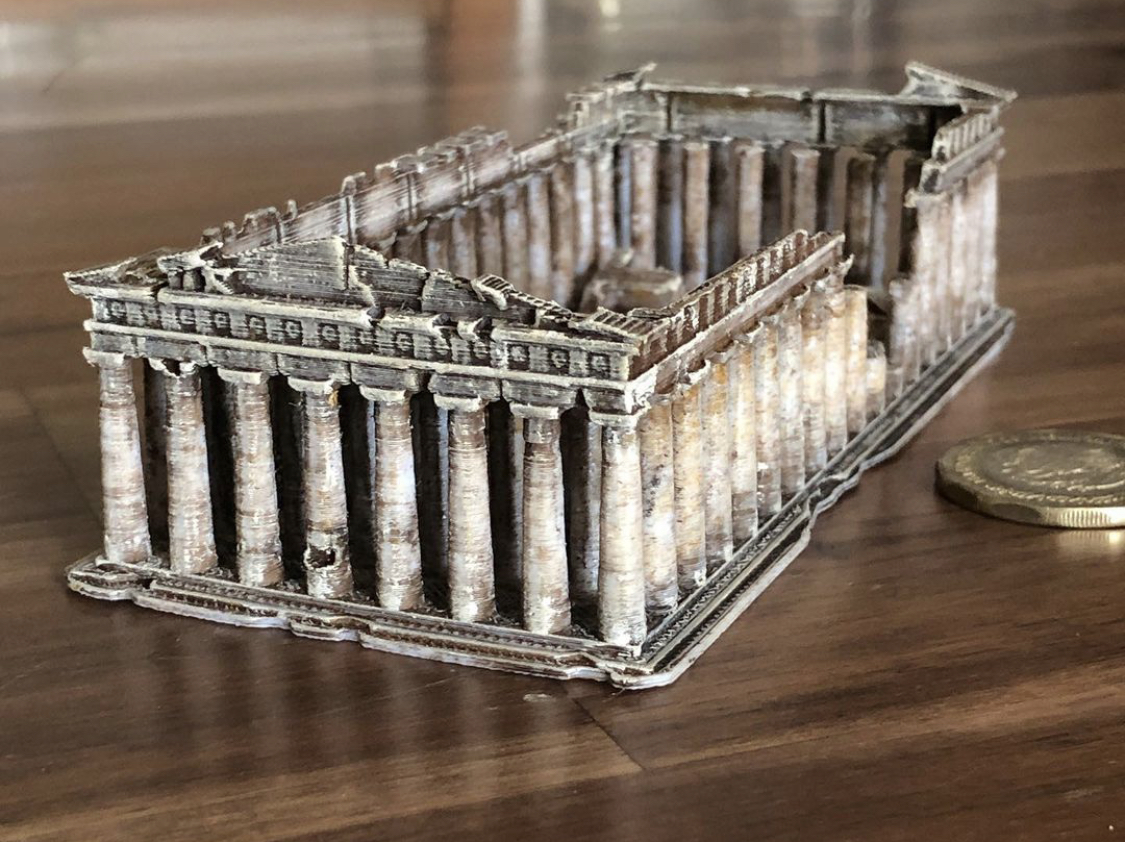 The Parthenon - Athens , Greece 3D model thumbnail
